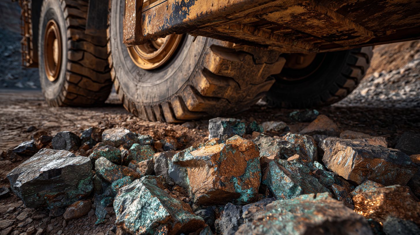 Camión de extracción en una mina de cobre, contexto para optimizar el consumo eléctrico de bombas de lodo